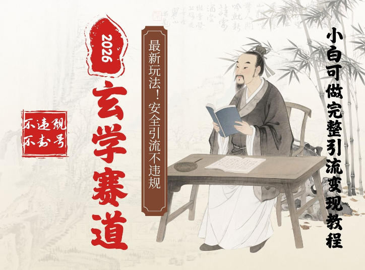 最新玄学玩法新方法引流手把手带你实操，单日可变现3张的小白指南操作，安全引流不违规的方法-网创百晓生