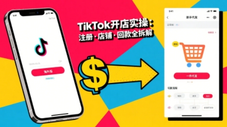 TikTok从开店到投流的进阶课，从基础实操到高阶技巧一网打尽-网创百晓生