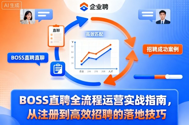 BOSS直聘全流程运营实战指南，从注册到高效招聘的落地技巧-网创百晓生