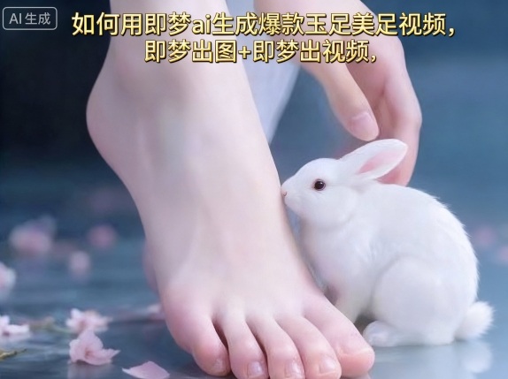 如何用即梦ai生成爆款玉足美足视频,即梦出图+即梦出视频,快速涨粉-网创百晓生