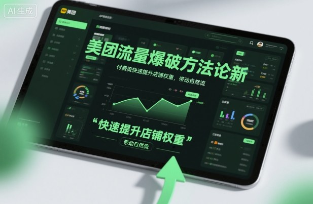 美团流量爆破方法论，付费流快速提升店铺权重，带动自然流-网创百晓生