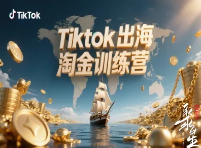 Tiktok出海淘金训练营，跨境电商TK实战变现-网创百晓生