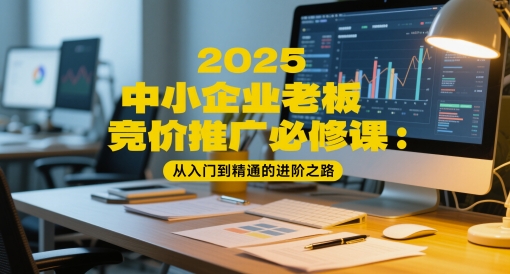 2025中小企业老板竞价推广必修课：从入门到精通的进阶之路-网创百晓生