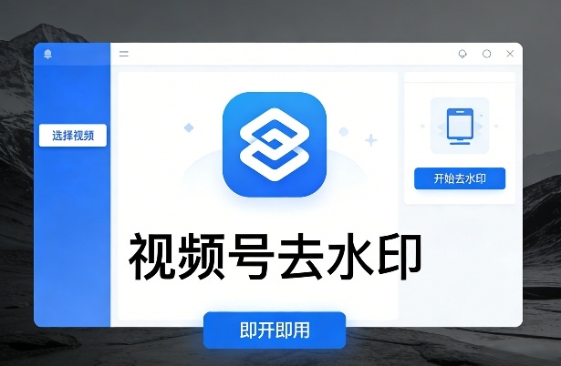 视频号去水印软件，电脑软件，即开即用-网创百晓生