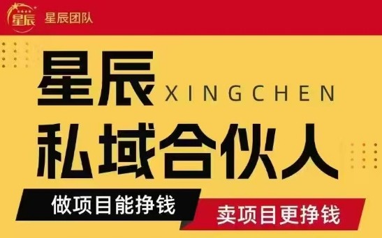 全网首发星辰私域项目合集，最新实操玩法，短期快速实现变现-网创百晓生