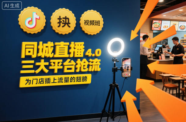 同城直播实操班4.0，三大平台抢流，为门店插上流量的翅膀-网创百晓生