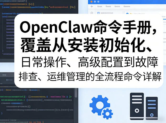 OpenClaw命令手册，覆盖从安装初始化、日常操作、高级配置到故障排查、运维管理的全流程命令详解-网创百晓生