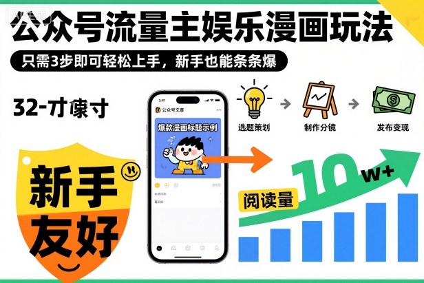 ‍‬⁢‍⁡‍‍⁡⁣⁤‍‬⁡⁣⁢⁣‍⁣‌‌⁢⁡⁡‌⁢⁣⁢⁢‌⁣‬⁣‬‬⁣⁢⁢⁣公众号流量主娱乐漫画玩法，只需3步即可轻松上手，新手也能条条爆-网创百晓生