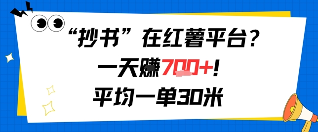 抄书在红薯平台？一天挣几张，平均一单30米，有手就行，新手小白不二之选！-网创百晓生