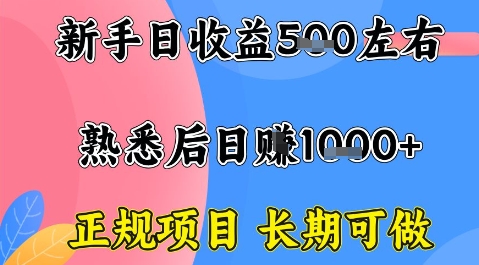 全年可变现项目，收益高无门槛，正规项目，长期可做，一天收益1k+一台电脑在家创业【揭秘】-网创百晓生