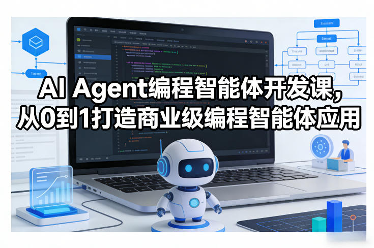 AI Agent编程智能体开发课，从0到1打造商业级编程智能体应用-网创百晓生