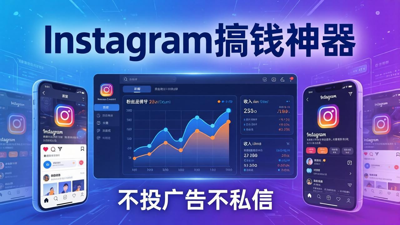 Instagram搞钱神器：月涨6万粉+月入5万刀，不投广告不私信，靠算法+低价产品-网创百晓生