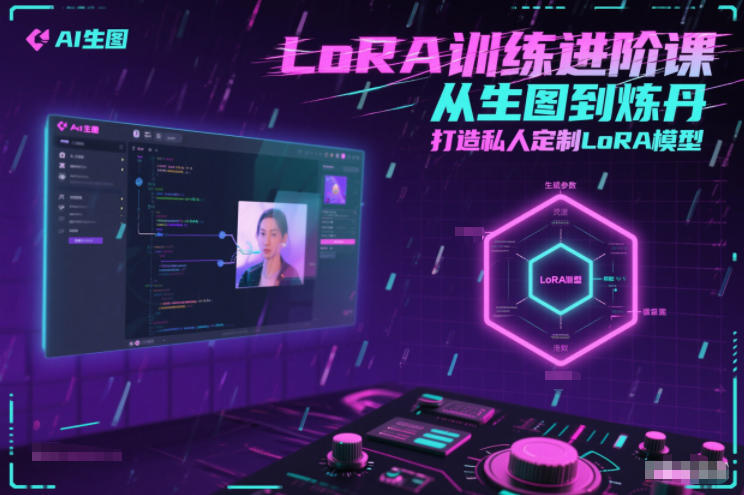 LoRA训练进阶课，从生图到炼丹，打造私人定制LoRA模型-网创百晓生