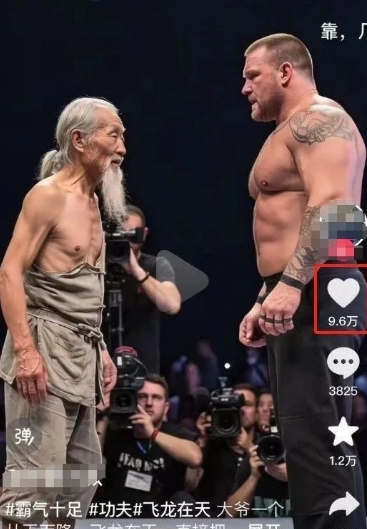 10W+点赞500W播放，用AI制作中国老头和外国拳王格斗视频，条条原创，快速涨粉变现-网创百晓生