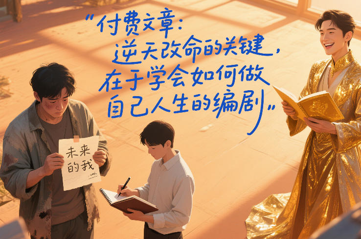 付费文章：逆天改命的关键，在于学会如何做自己人生的编剧-网创百晓生