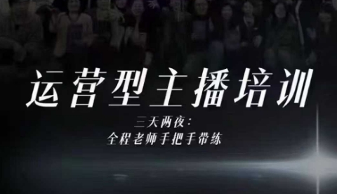 婉婉运营型主播培训线下课，主播四大能力，十小时线下录像+字幕，内容比线上课干-网创百晓生