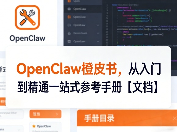 OpenClaw橙皮书，从入门到精通一站式参考手册【文档】-网创百晓生
