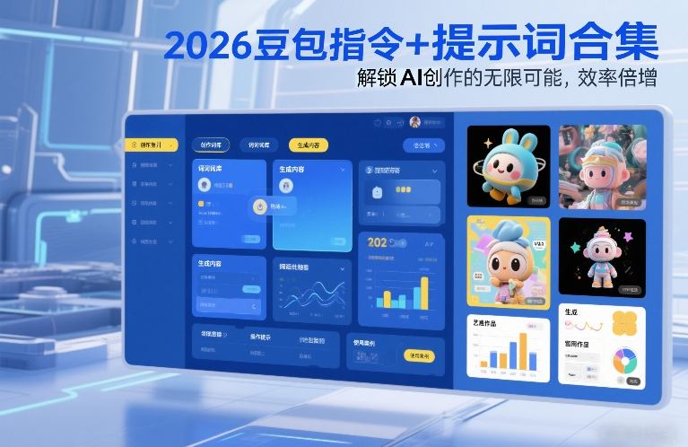 2026豆包指令+提示词合集，解锁AI创作的无限可能，效率倍增-网创百晓生
