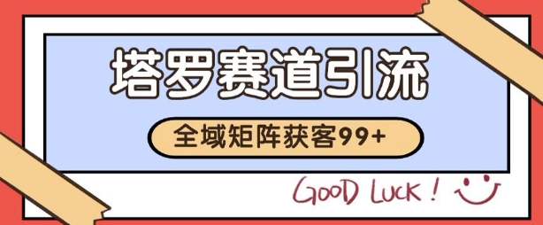 小红书某音塔罗赛道引流获客 自热矩阵日引200+【揭秘】-网创百晓生