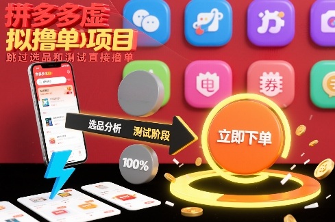 拼多多虚拟撸单项目，跳过选品和测试直接撸单-网创百晓生