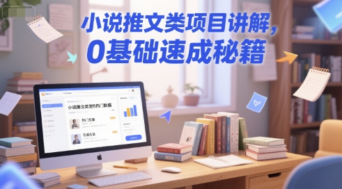 小说推文类项目讲解，0 基础速成秘籍-网创百晓生