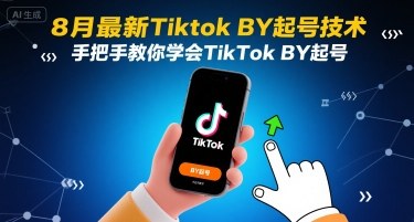 8月最新Tiktok搬运起号技术，手把手教你学会TikTok搬运起号-网创百晓生