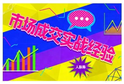 市场成交实战经验，从认知觉醒到实操落地，快速掌握市场开拓与成交核心能力-网创百晓生