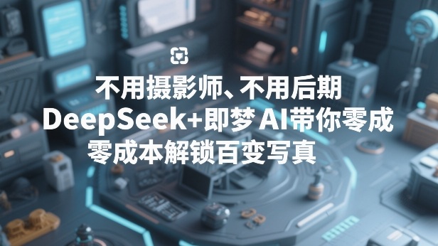 不用摄影师、不用后期，DeepSeek+即梦AI带你零成本解锁百变写真！-网创百晓生