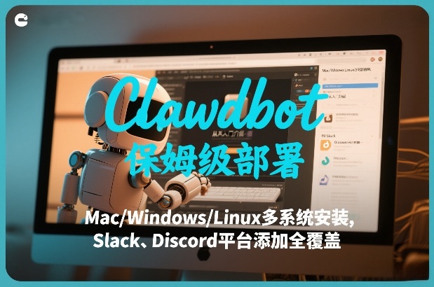 Clawdbot保姆级部署，从入门介绍、Mac/Windows/Linux多系统安装，到Slack、Discord平台添加全覆盖-网创百晓生