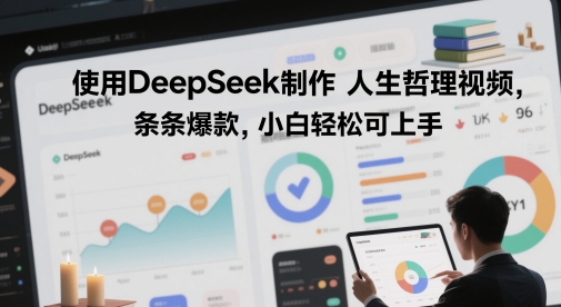 使用DeepSeek制作人生哲理视频，条条爆款，小白轻松可上手-网创百晓生