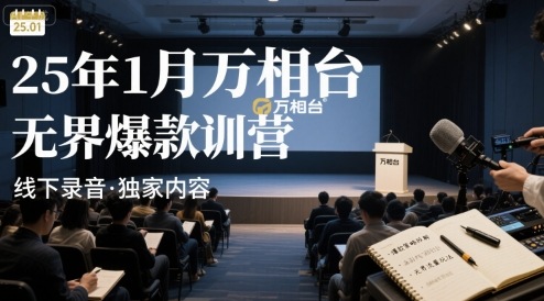 25年1月万相台无界爆款特训营线下录音-网创百晓生