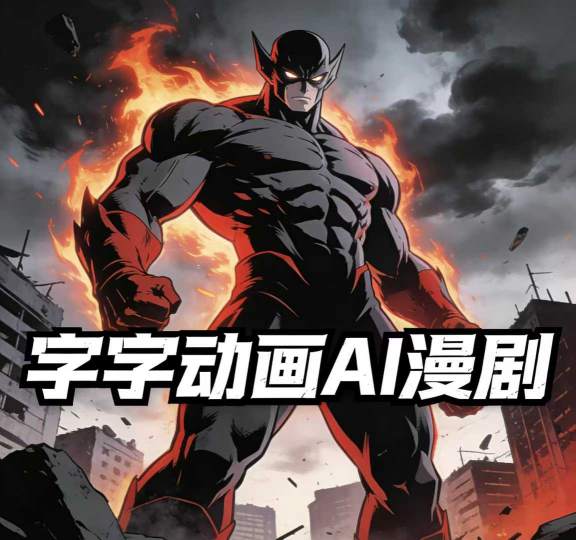 字字动画AI漫剧2026年第1期系统课程，小白看完就能学会实操的漫剧课，单人月收1-3W-网创百晓生