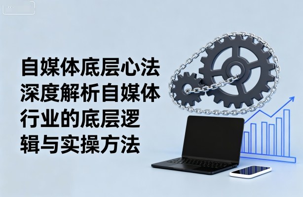 自媒体底层心法，深度解析自媒体行业的底层逻辑与实操方法-网创百晓生